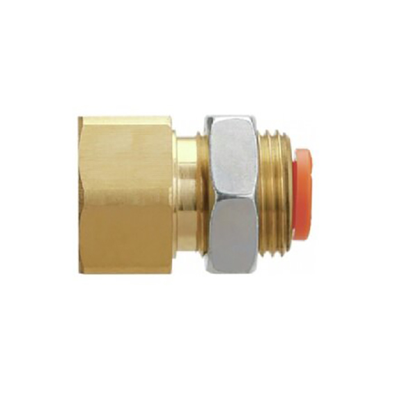 Raccord enfichable pour raccord de cloison série KQ2E