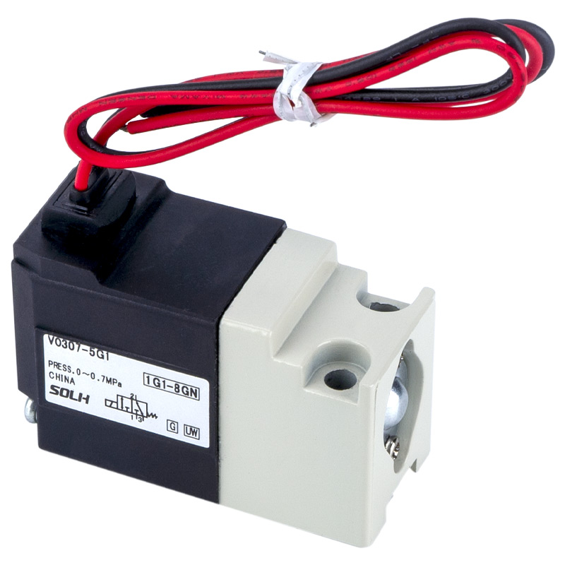 Électrovanne 3 ports VO307/type à clapet direct